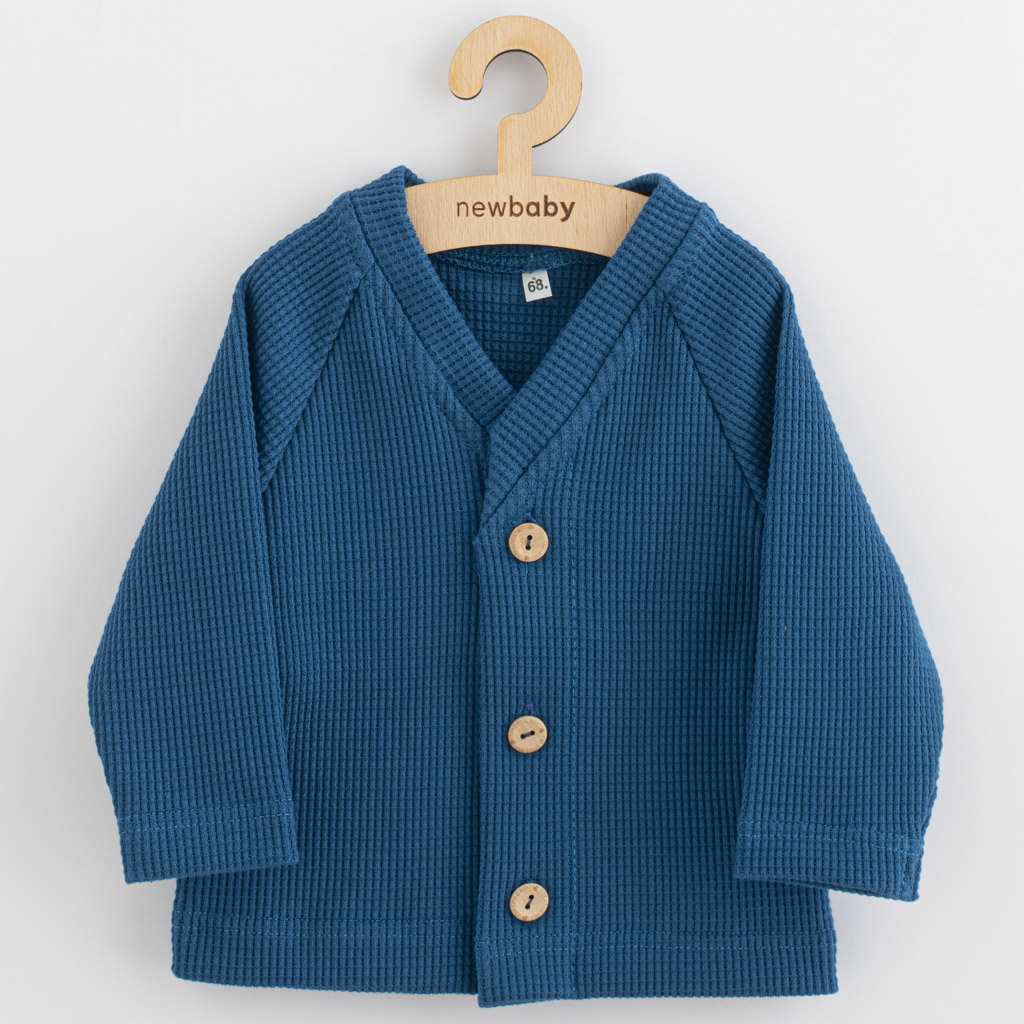 Babyvestje - Blauw - 100% Katoen - Maat 74 (6-9 maanden)