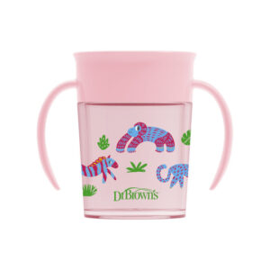 Cheers360 Roze Beker met Handvatten