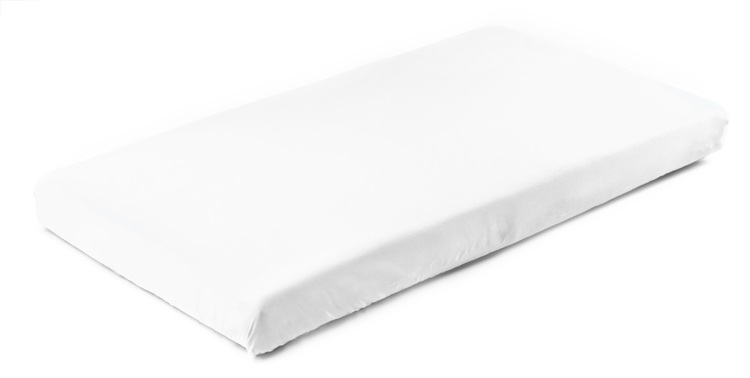 Jersey hoeslaken – wit 120x60