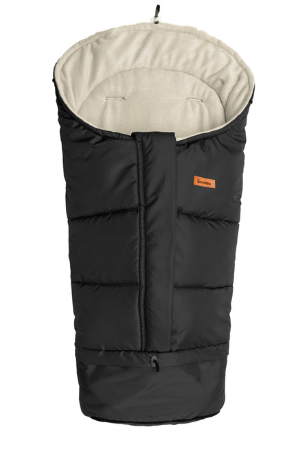 3in1 Romper Bag - zwart/beige polar fleece