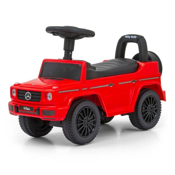 Milly Mally Mercedes G350d loopauto rood - Loopauto met geluid