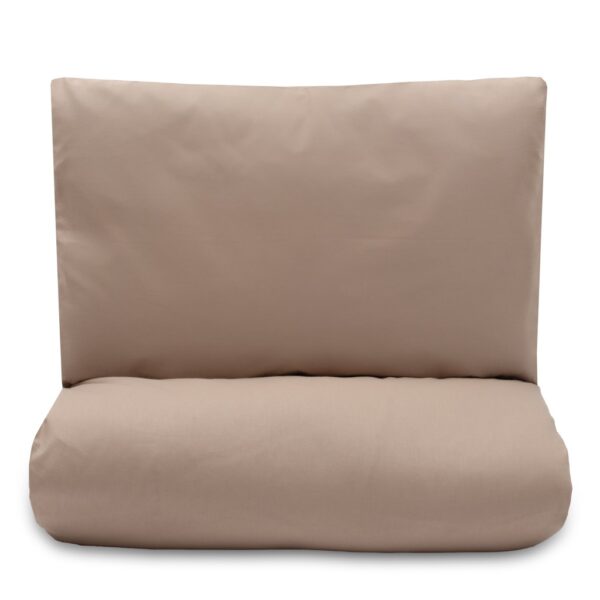 New Baby katoenen wiegset 90x120 cm cappuccino - Babydekbed