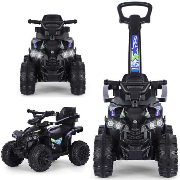 Milly Mally Wild loopauto 3in1 met duwstang - Quad rijder