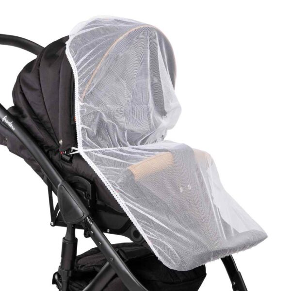 CARETERO klamboe kinderwagen 45x85 cm - Insectennet buggy
